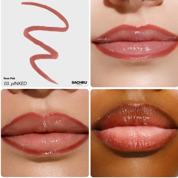 SACHEU BEAUTY Stay-N Peel Off Lip Liner Duo In 02 Muah/03 p-Inked - Picture 6 of 13